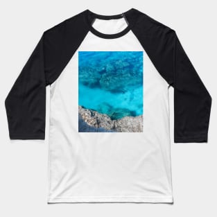 Crystal clear blue ocean water Baseball T-Shirt